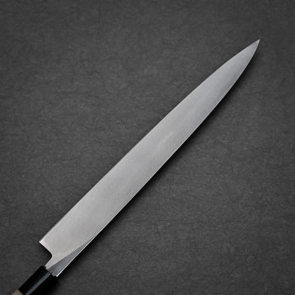 300mm Sakai Takayuki shirogami#3 yanagiba knife left side view