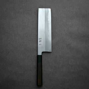 Hatsukokoro x Nakagawa aogami#1 nakiri 210mm – Zahocho Knives Tokyo