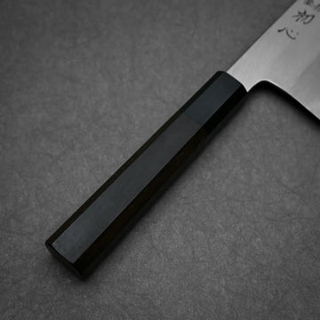 Hatsukokoro x Nakagawa aogami#1 nakiri 210mm – Zahocho Knives Tokyo