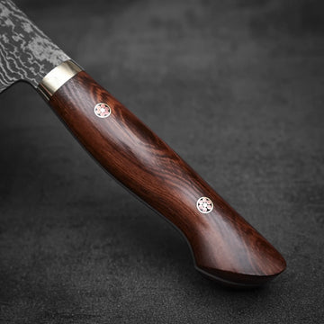 Shigeki Tanaka R2 damascus gyuto 270mm - ironwood – Zahocho Knives Shigeki Tanaka R2 damascus gyuto 270mm - ironwood – Zahocho Knives