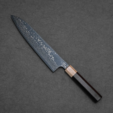 Takeshi Saji VG10 Gold damascus gyuto 210mm – Zahocho Knives Tokyo