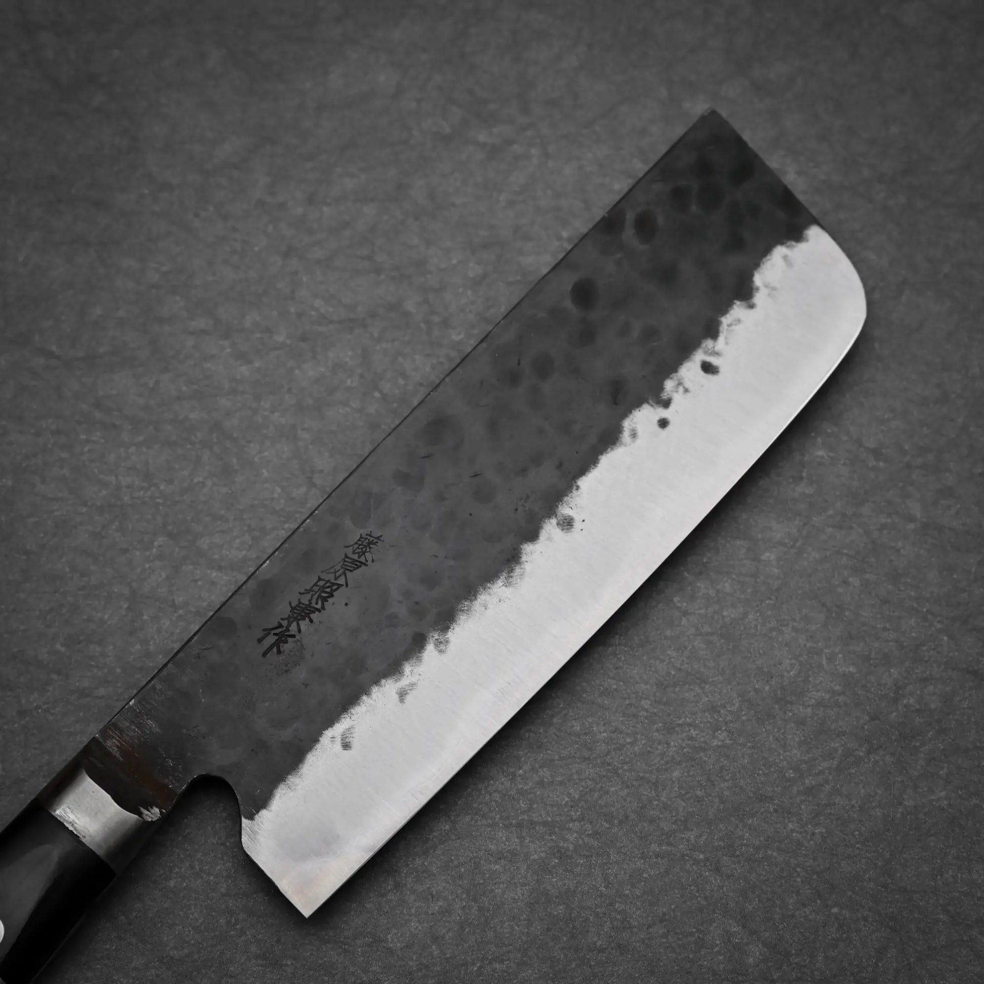 165mm Teruyasu Fujiwara Denka nakiri knife right side view