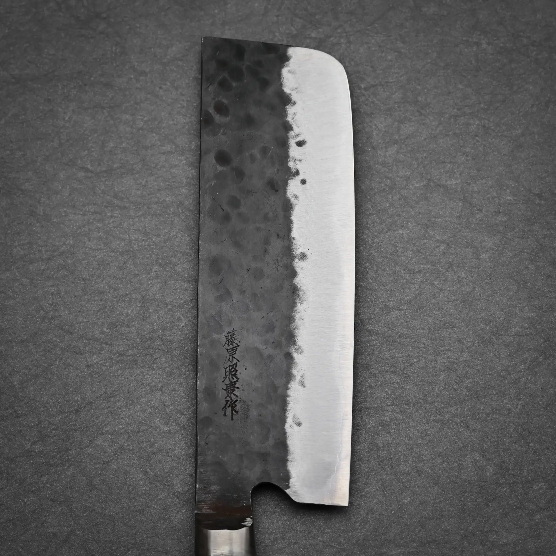 165mm Teruyasu Fujiwara Denka nakiri knife main side view