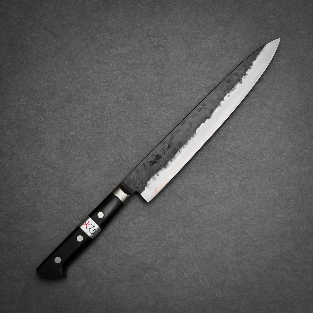 Teruyasu Fujiwara Denka sujihiki 240mm – Zahocho Knives Tokyo