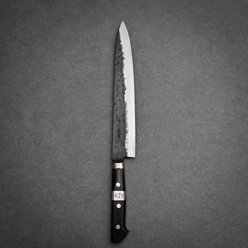 Teruyasu Fujiwara Denka sujihiki 240mm – Zahocho Knives Tokyo