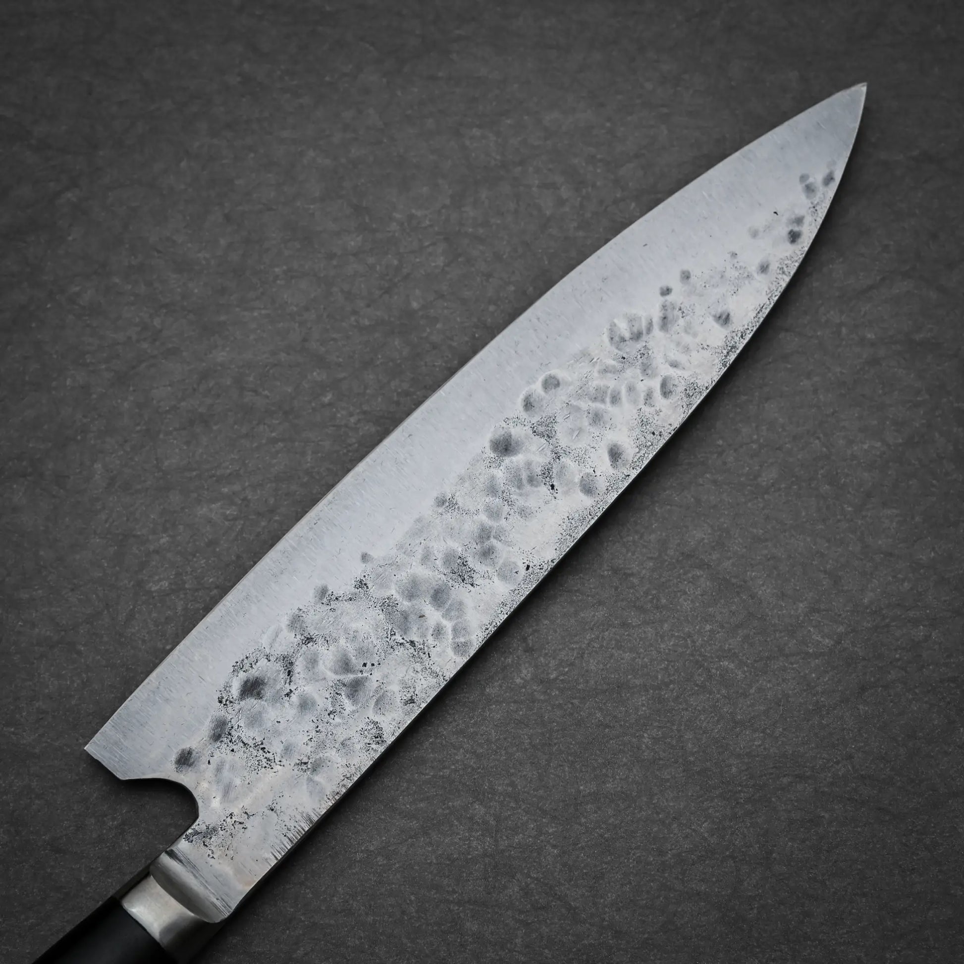 240mm Teruyasu Fujiwara Maboroshi shirogami#1 gyuto knife left side view