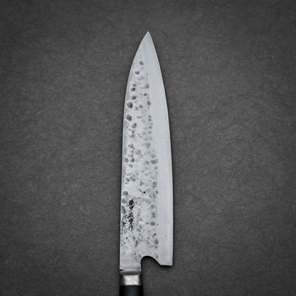 240mm Teruyasu Fujiwara Maboroshi shirogami#1 gyuto knife main side view