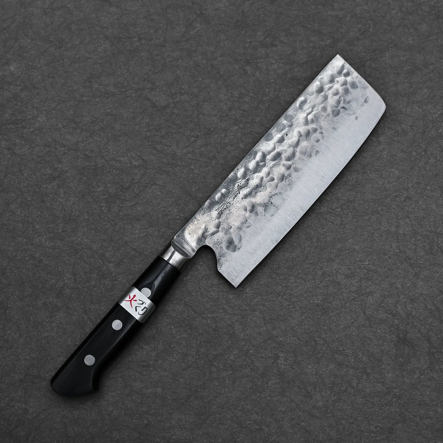 165mm Teruyasu Fujiwara knife Maboroshi shirogami#1 nakiri showing full blade profile