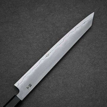 Tetsujin kasumi ginsan kiritsuke sujihiki 240mm – Zahocho Knives Tokyo