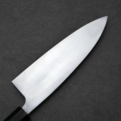 Tsunehisa knife ginsan 180mm deba showing back side