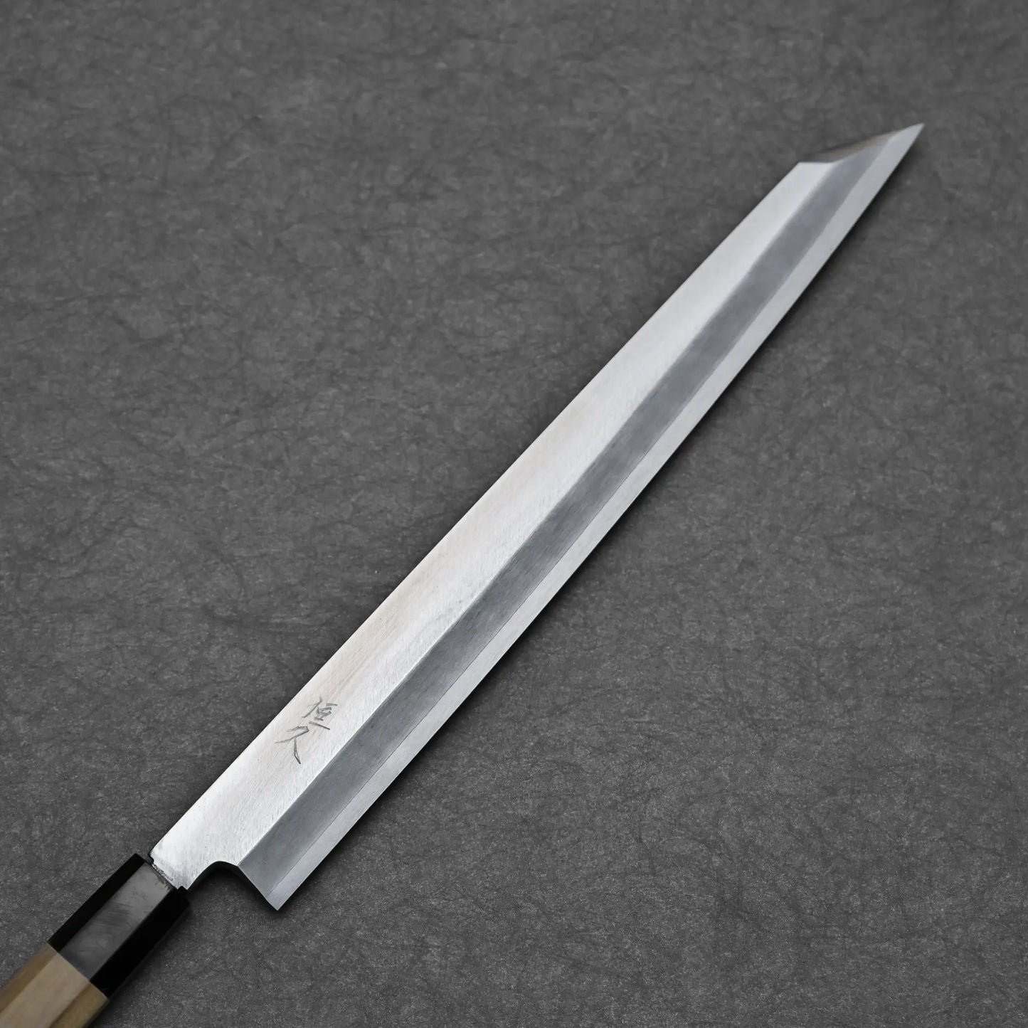 Tsunehisa knife ginsan 300mm kiritsuke yanagiba main side view