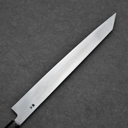 Tsunehisa knife ginsan 300mm kiritsuke yanagiba left side view