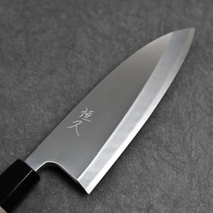 Tsunehisa knife ginsan 165mm deba right side view