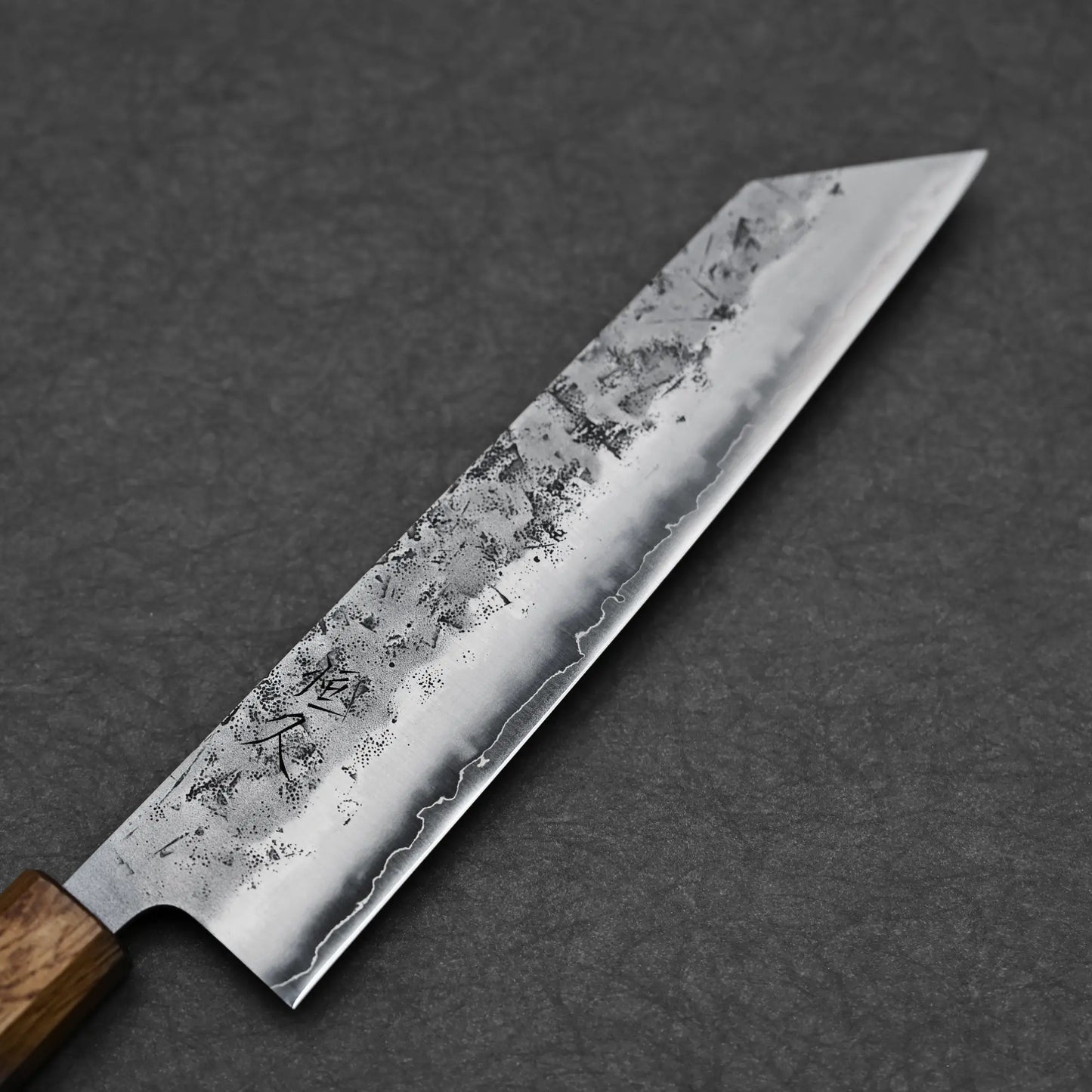 210mm Tsunehisa knife nashiji SLD kiritsuke gyuto right side view