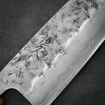 Tsunehisa nashiji SLD santoku 170mm – Zahocho Knives Tokyo