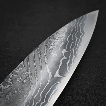 Yoshihide Masuda shirogami#2 damascus gyuto 240mm (224x48