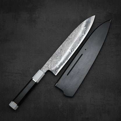 Yoshihide Masuda shirogami#2 damascus gyuto 240mm (224x48)