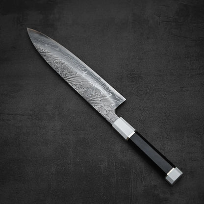 Yoshihide Masuda shirogami#2 damascus gyuto 240mm (224x48)