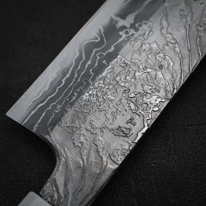 Yoshihide Masuda shirogami#2 damascus gyuto 240mm (224x48)