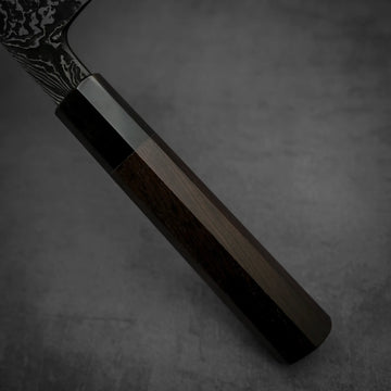 Yoshihide Masuda shirogami#2 kurouchi damascus tall gyuto 240mm