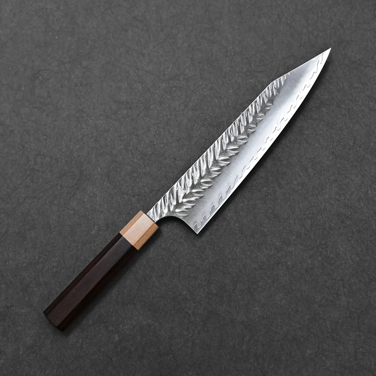 Yoshimi Kato tsuchime STRIX kiritsuke gyuto 210mm – Zahocho Knives Yoshimi Kato tsuchime STRIX kiritsuke gyuto 210mm – Zahocho Knives
