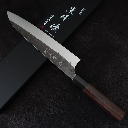Yu Kurosaki tsuchime kurouchi AS gyuto 210mm - Zahocho Japanese Knives