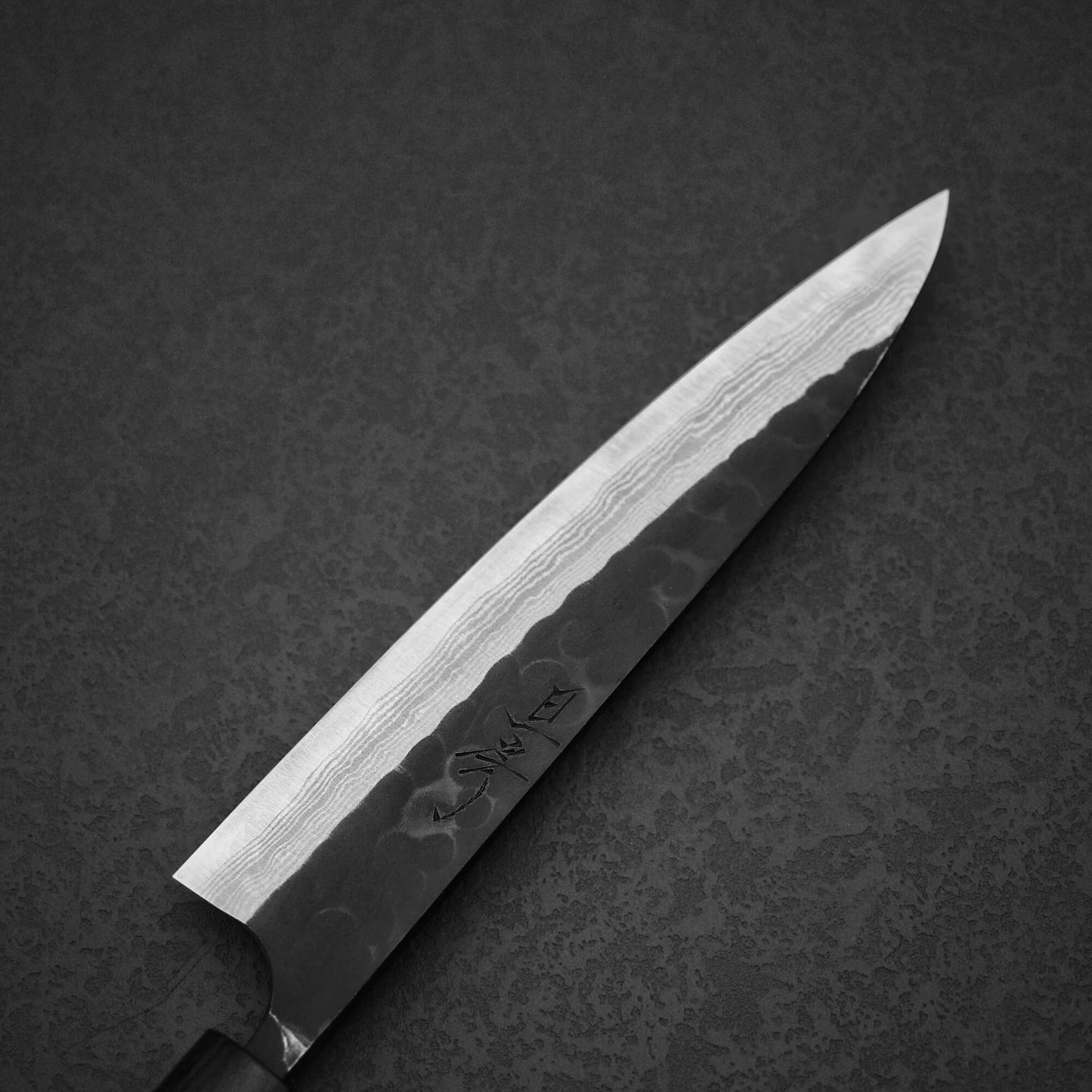 Akifusa tsuchime kurouchi damascus AS petty knife 160mm