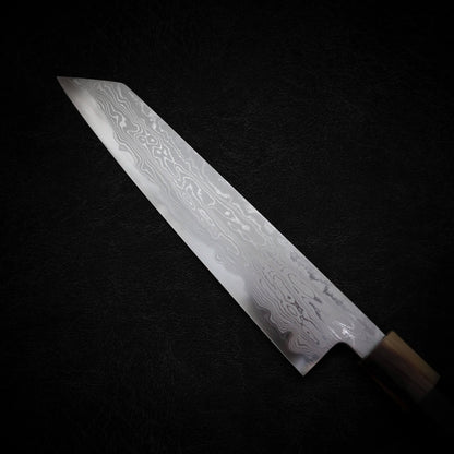 Nakagawa suminagashi aogami #1 240mm kiritsuke gyuto (custom handle) - Zahocho Japanese Knives