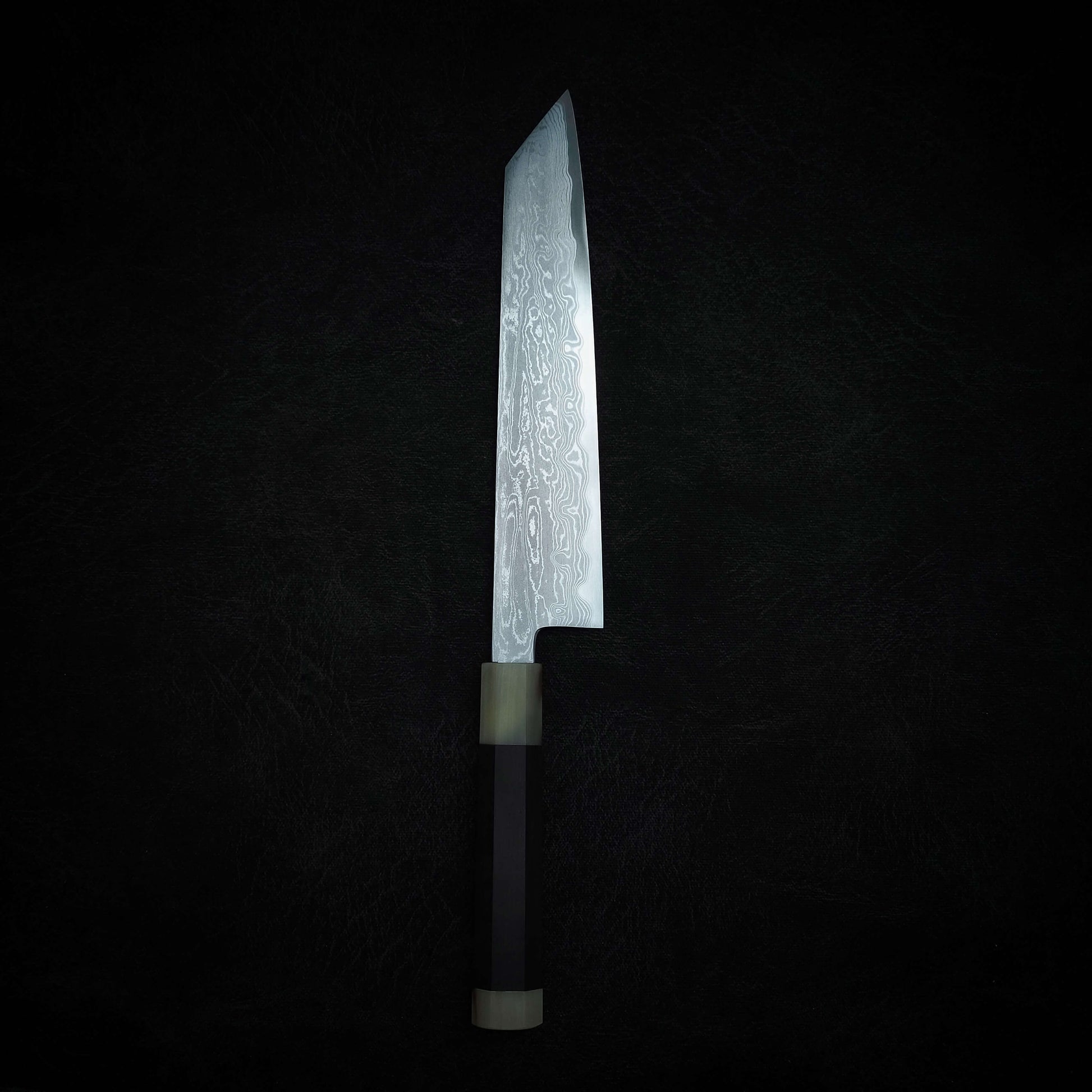 Nakagawa suminagashi aogami #1 240mm kiritsuke gyuto (custom handle) - Zahocho Japanese Knives