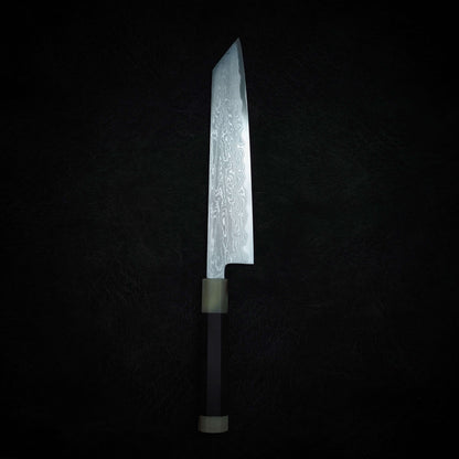 Nakagawa suminagashi aogami #1 240mm kiritsuke gyuto (custom handle) - Zahocho Japanese Knives