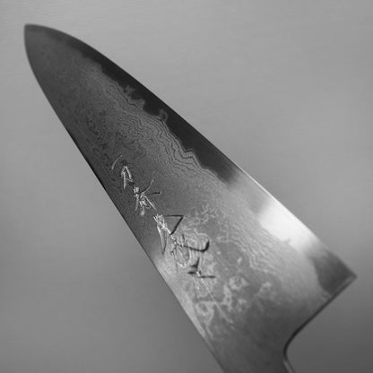 Ittosai Kotetsu damascus aogami#1 gyuto 240mm - Zahocho Japanese Knives