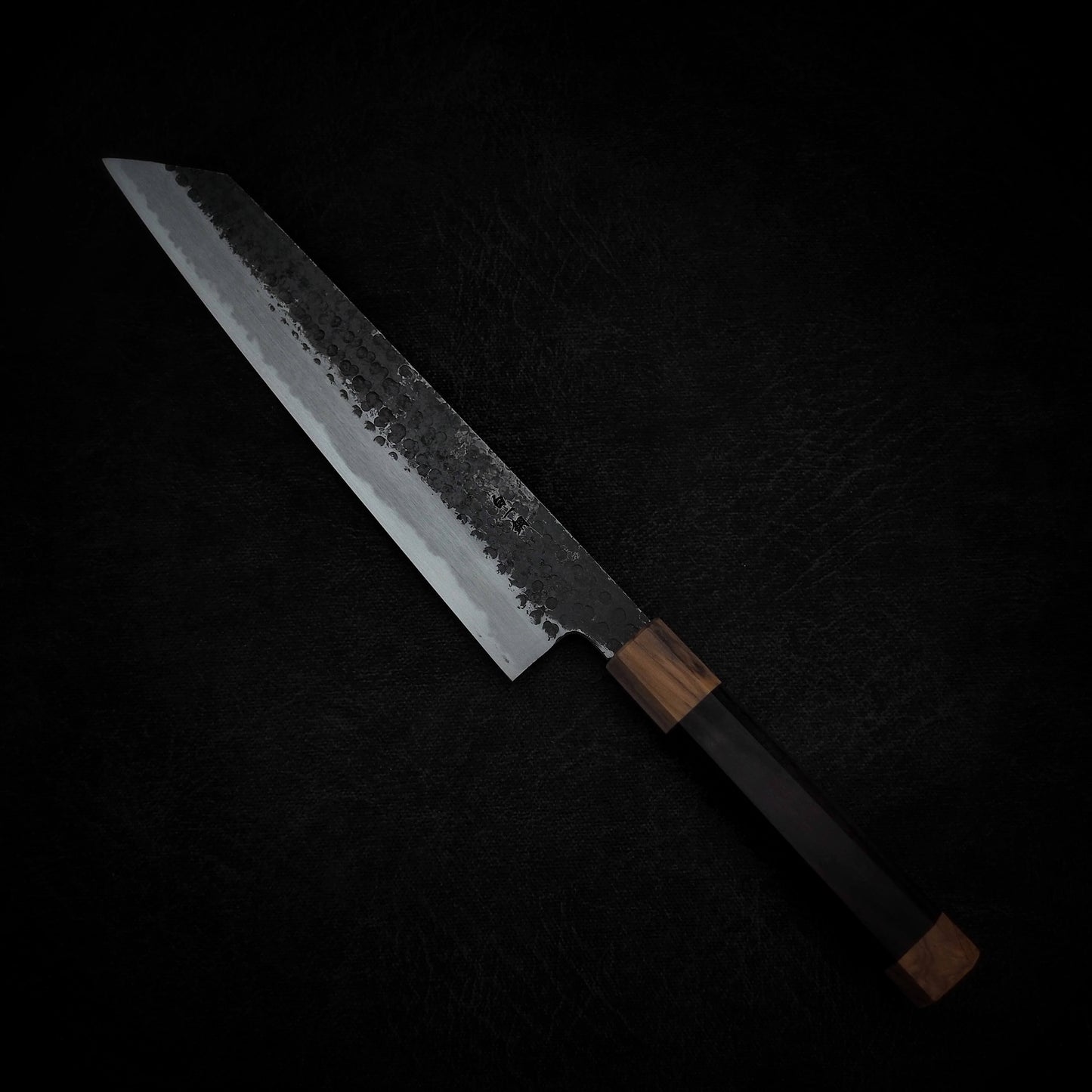 Ittosai Kotetsu tsuchime kurouchi shirogami #1 kiritsuke gyuto 240mm - Zahocho Japanese Knives