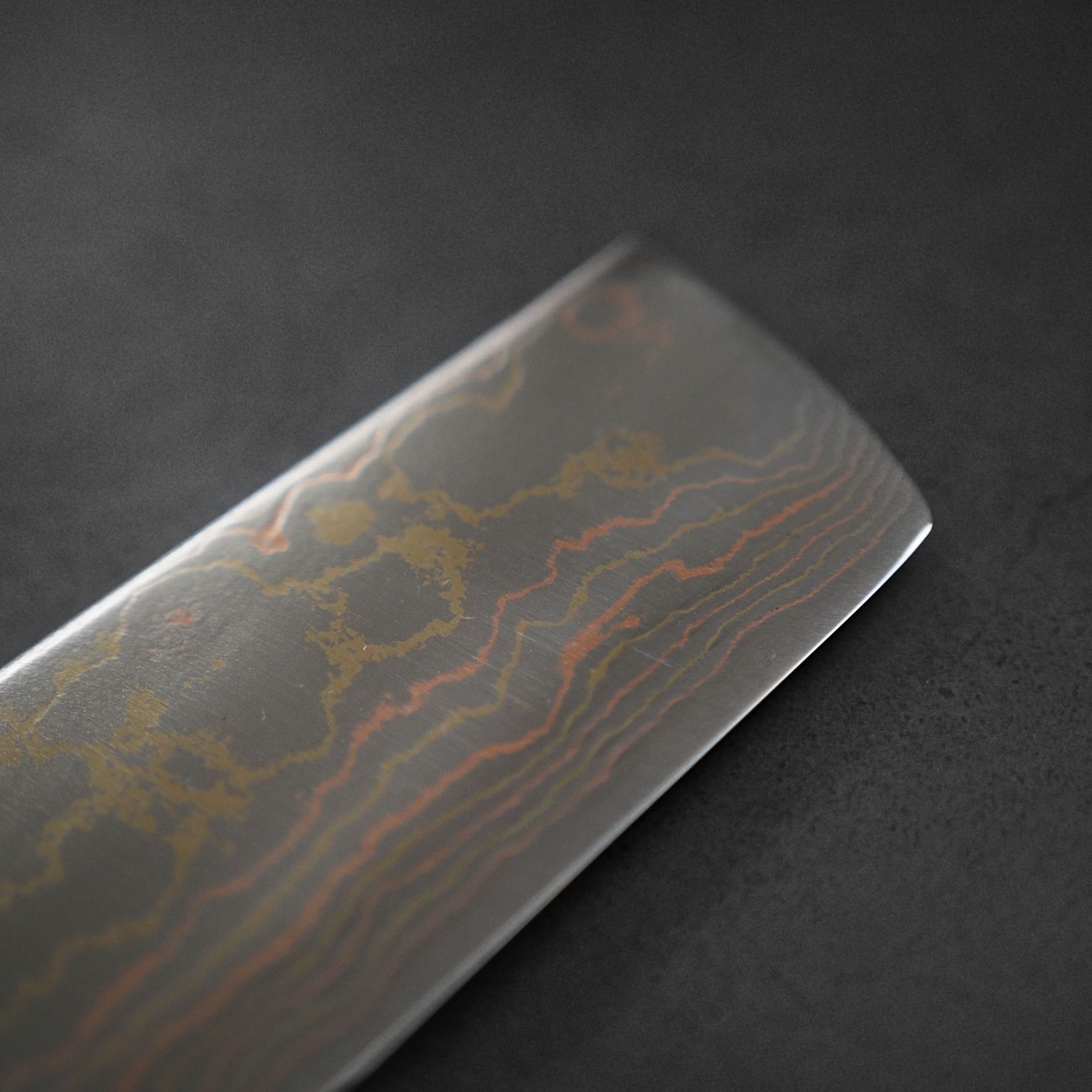 Takeshi Saji rainbow damascus aogami#2 nakiri 170mm – Zahocho
