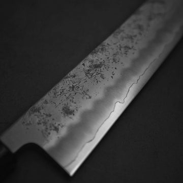 Yahiko Ginsan Nashiji Hand Engraved Gyuto 240mm