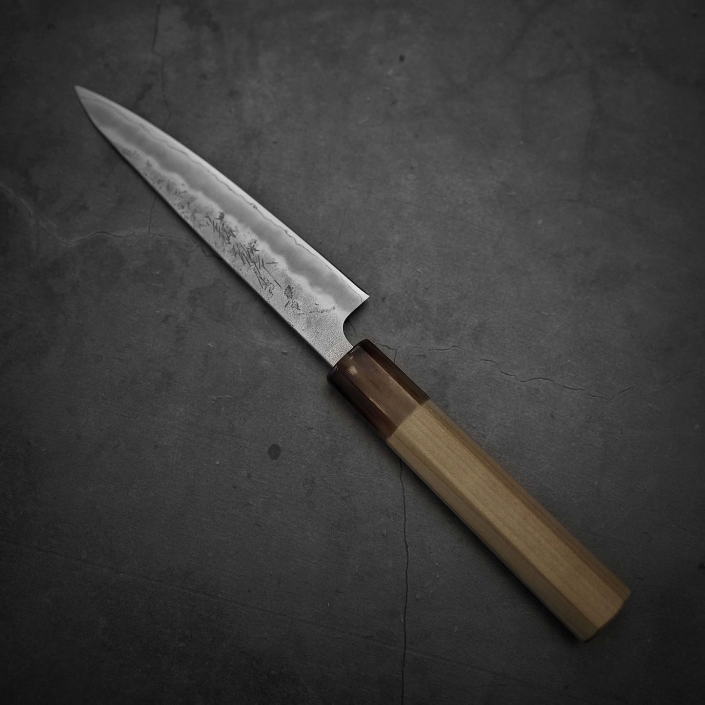 Yoshihiro nashiji ginsan 135mm petty knife (with saya)