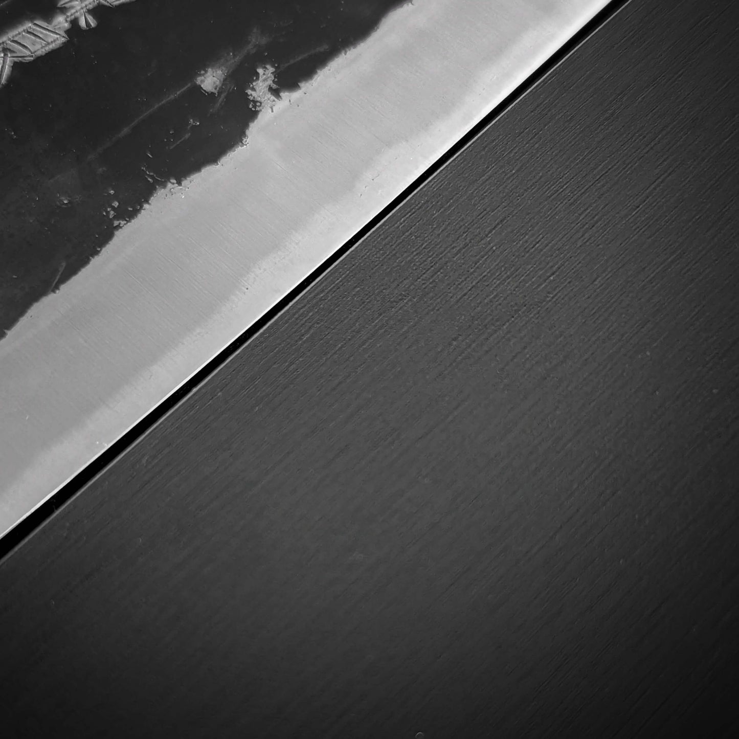 Asahi black synthetic rubber cutting board - Zahocho Japanese Knives