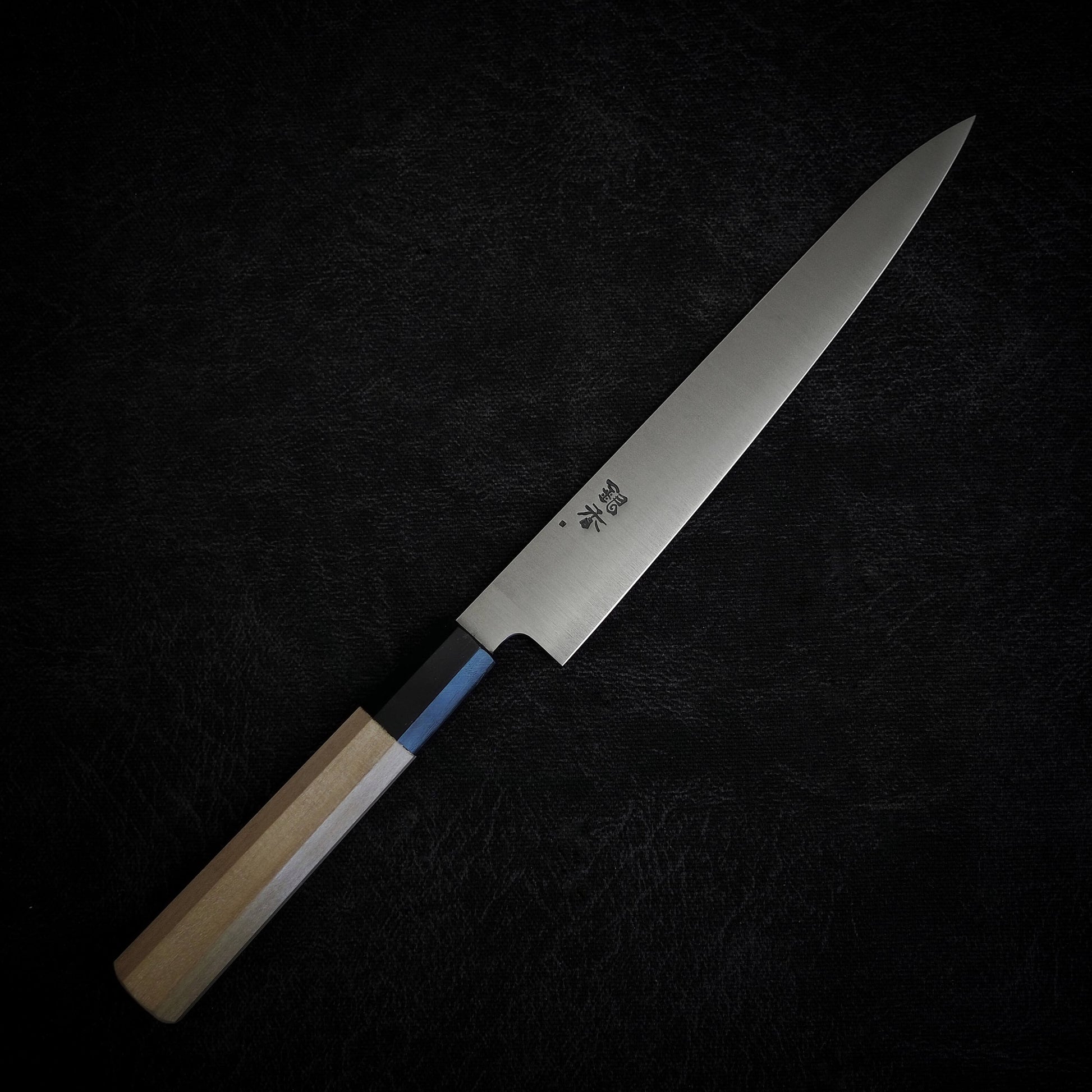Ashi Ginga Swedish stainless 210mm wa-petty knife - Zahocho Japanese Knives