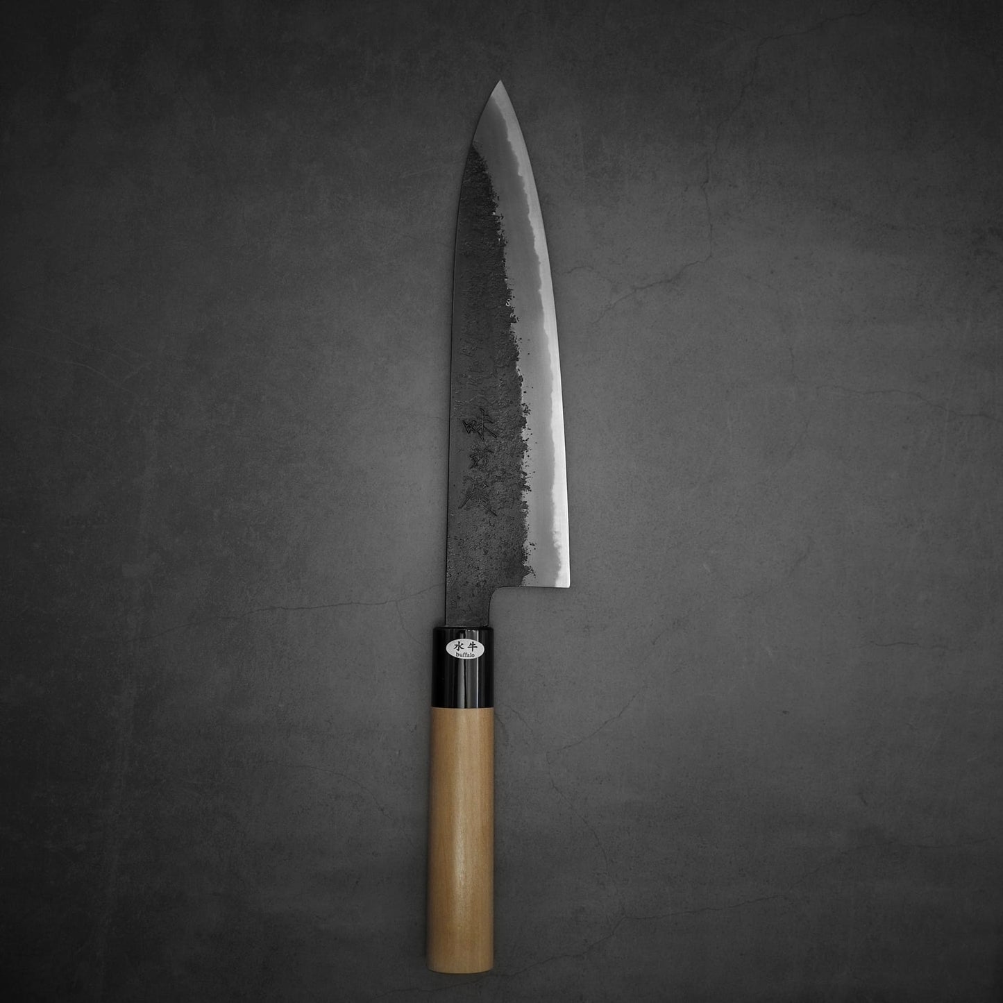 Hinoura kurouchi shirogami #2 210mm gyuto