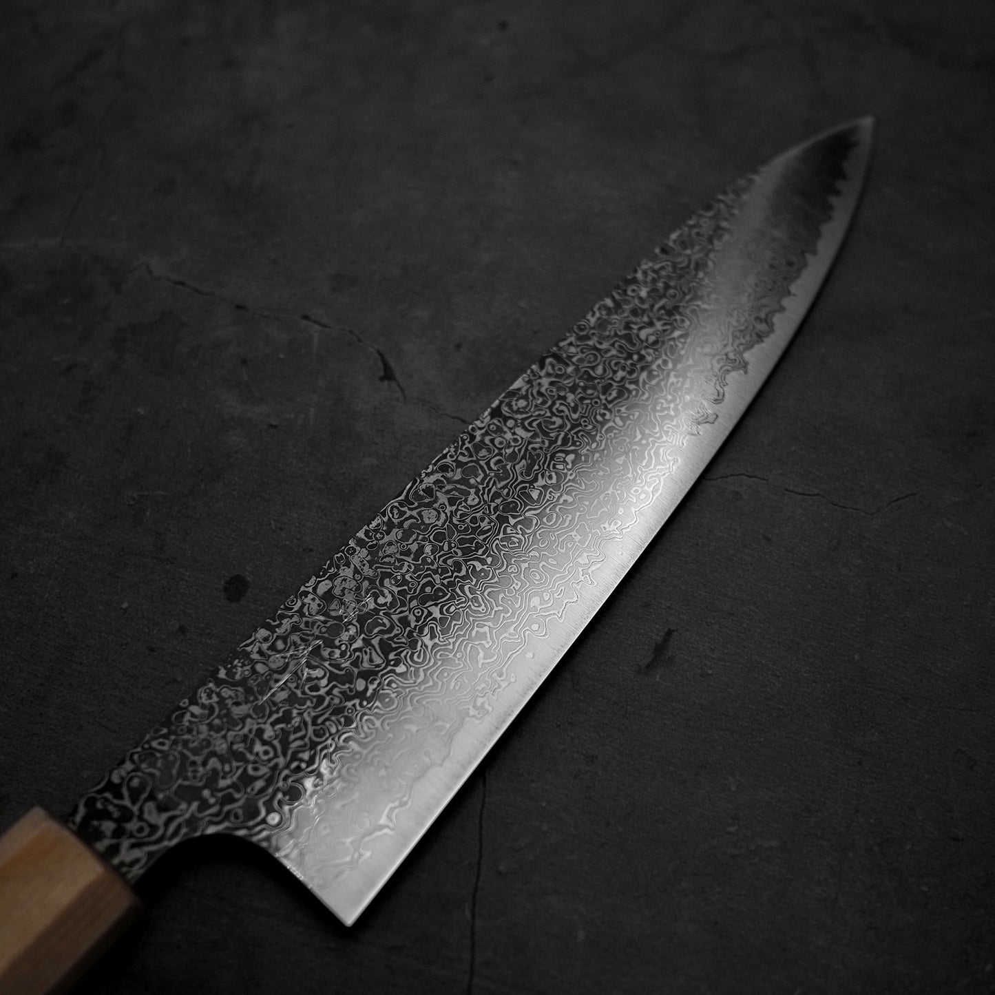 Kei Kobayashi SG2 damascus gyuto 210mm - Zahocho Japanese Knives