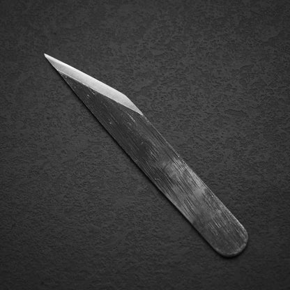 Top view of Kiridashi AS 24mm where tip is facing upper left