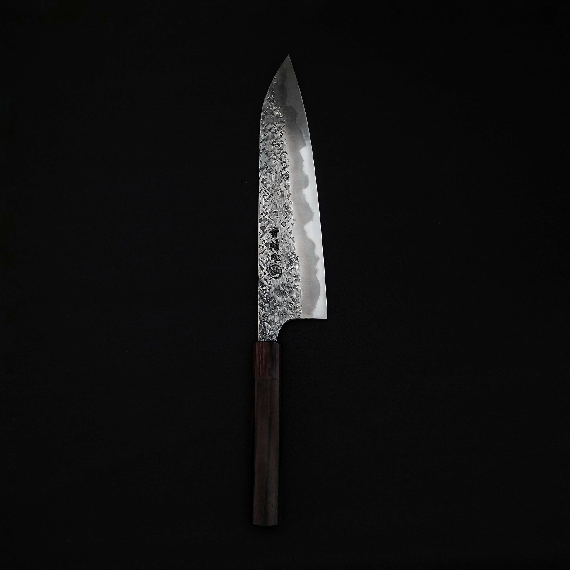 Kisuke x Zahocho tsuchime aogami #2 210mm gyuto (stainless clad) - Zahocho Japanese Knives