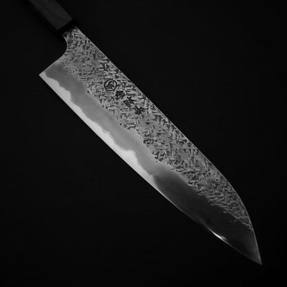 Kisuke x Zahocho tsuchime aogami #2 230mm gyuto (stainless clad) - Zahocho Japanese Knives