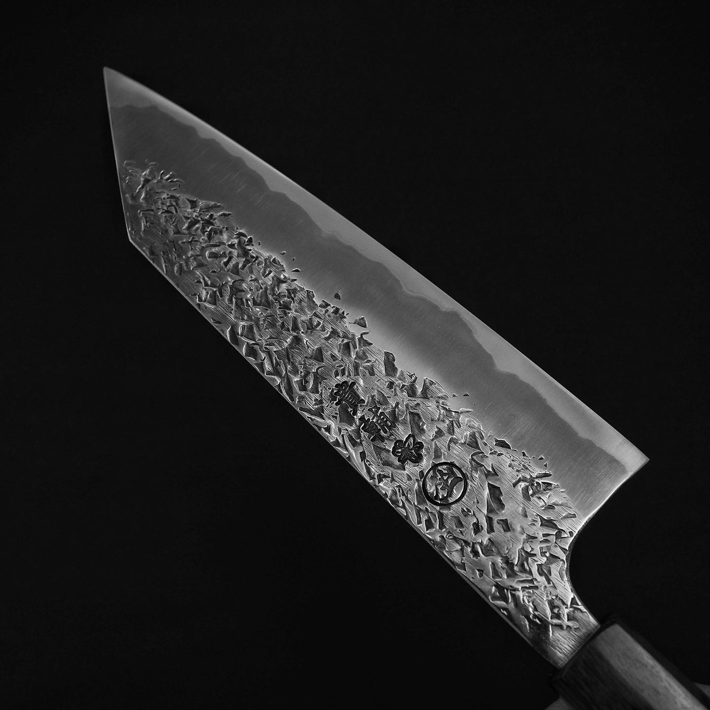 Kisuke x Zahocho tsuchime aogami #2 190mm bunka (stainless clad) - Zahocho Japanese Knives