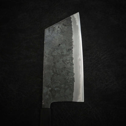 Motokyuuichi kurouchi aogami #2 200mm kiritsuke chuka bocho - Zahocho Japanese Knives