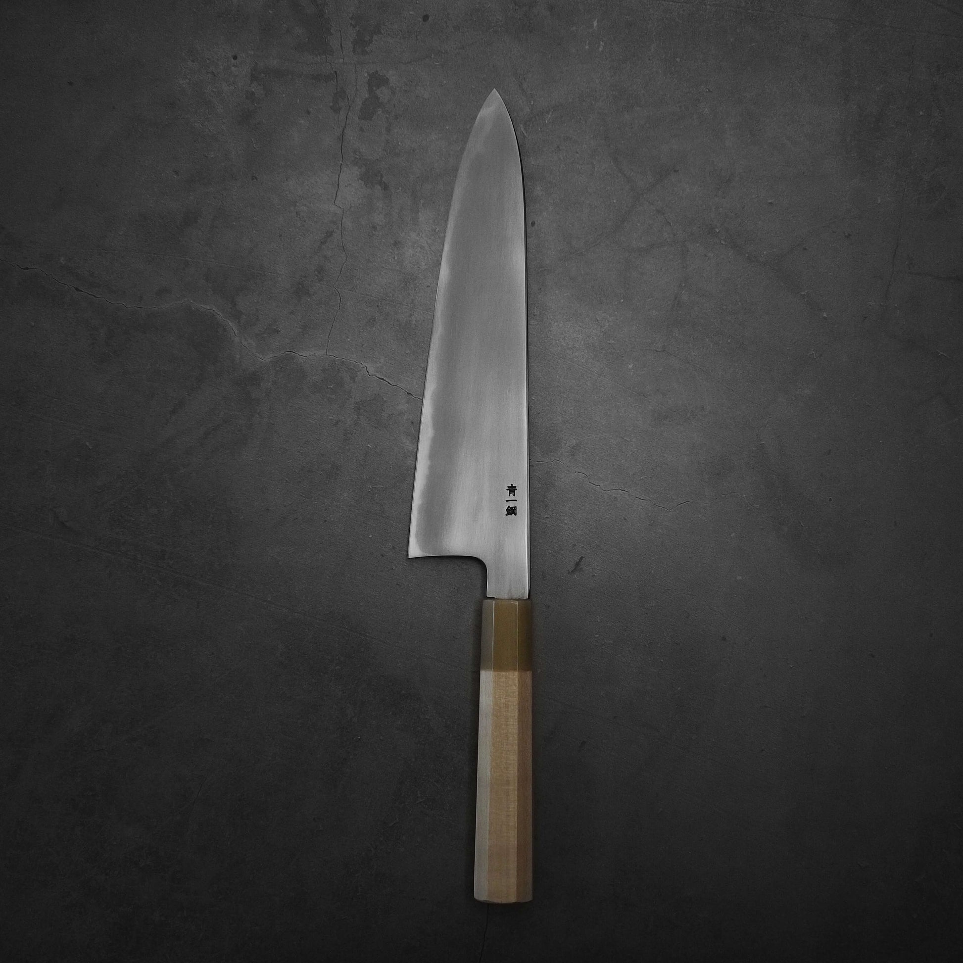 Nakagawa aogami#1 tall gyuto 240mm - Zahocho Japanese Knives