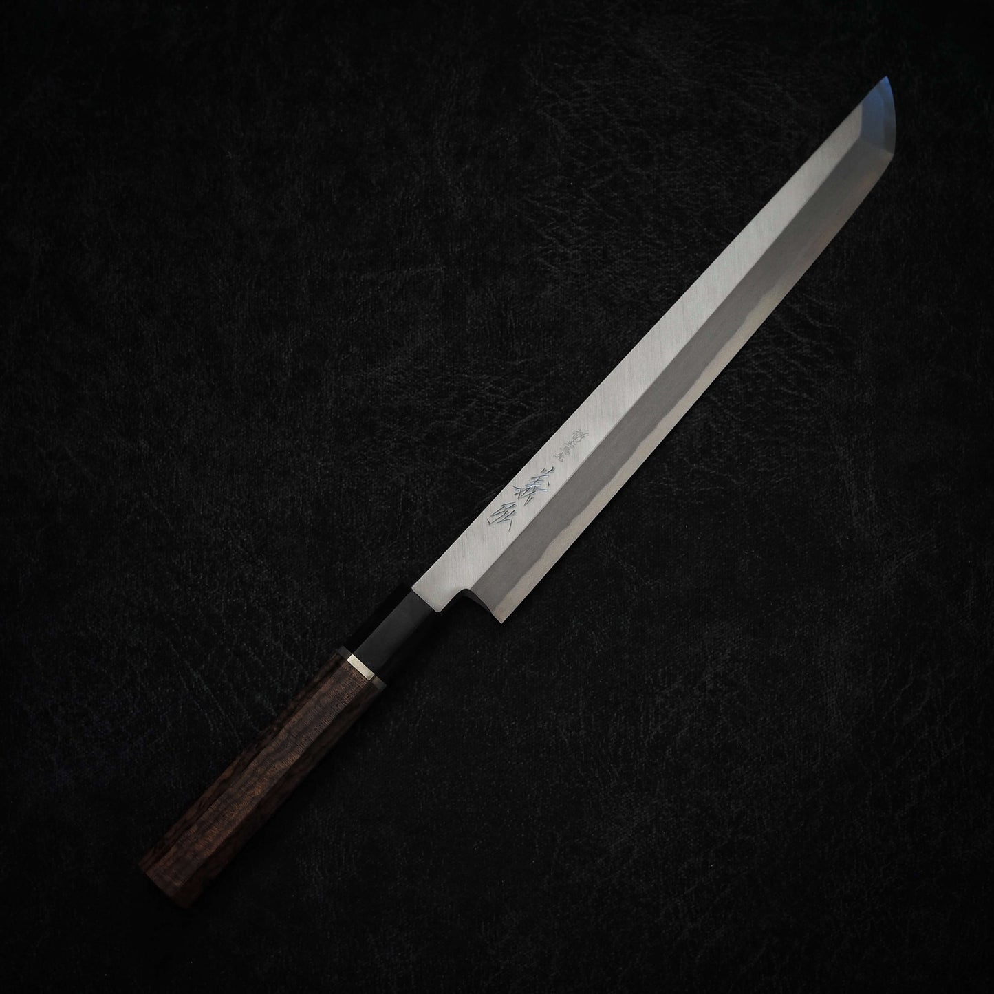 Yoshihiro shirogami#2 270mm sakimaru takohiki (custom handle - bocote wood) - Zahocho Japanese Knives