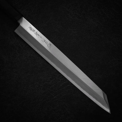 Yoshihiro-Yamatsuka ginsan 270mm kiritsuke yanagiba (with saya) - Zahocho Japanese Knives
