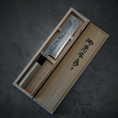 Shigefusa kitaeji usuba 180mm with kiri box - Zahocho Japanese Knives