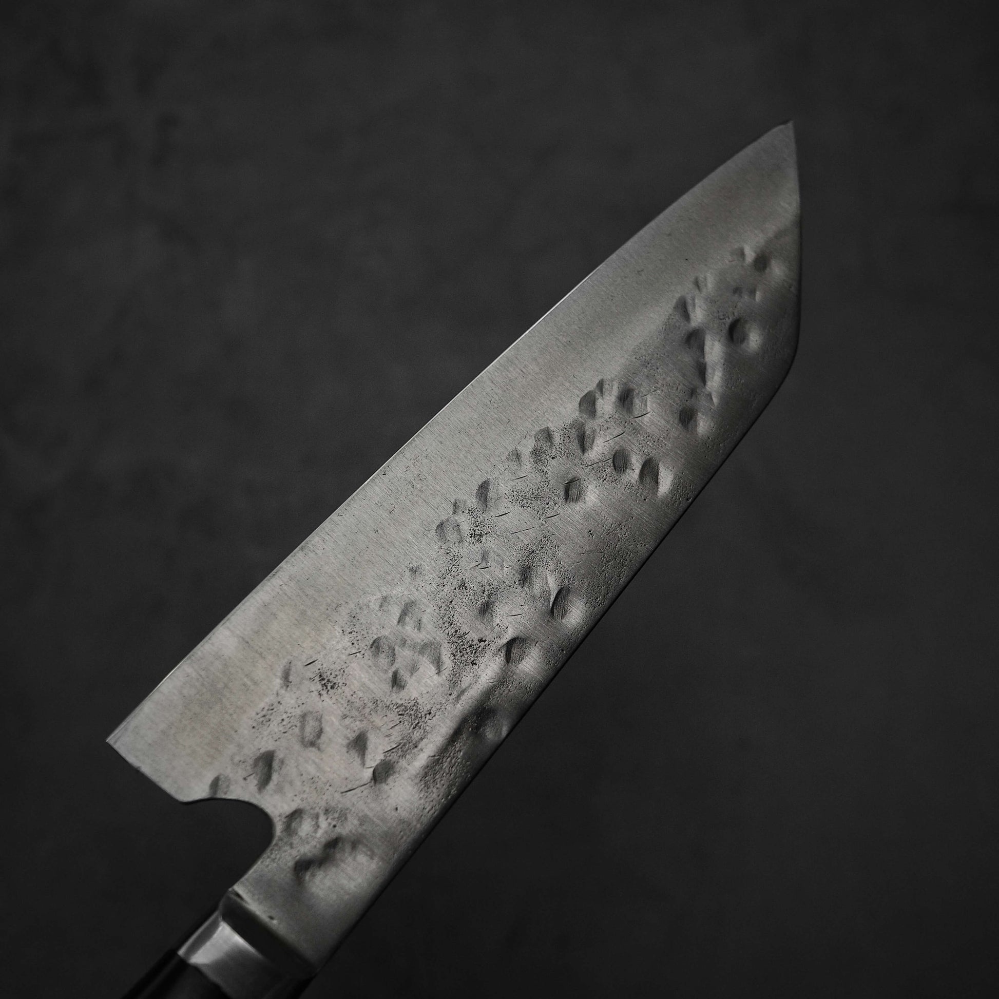 Teruyasu Fujiwara Maboroshi shirogami#1 santoku 180mm - Zahocho Japanese Knives