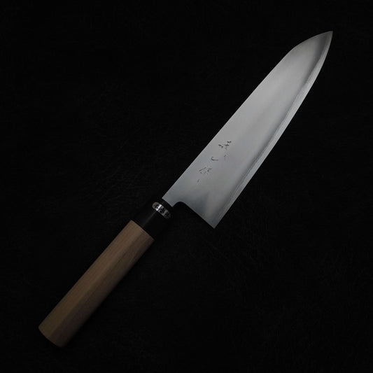 Watanabe Pro aogami #2 210mm gyuto - Zahocho Japanese Knives